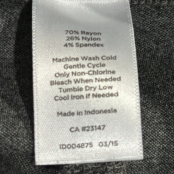 Talbots Grey Pull On Ankle Pants Size Medium - EUC - Picture 5 of 5